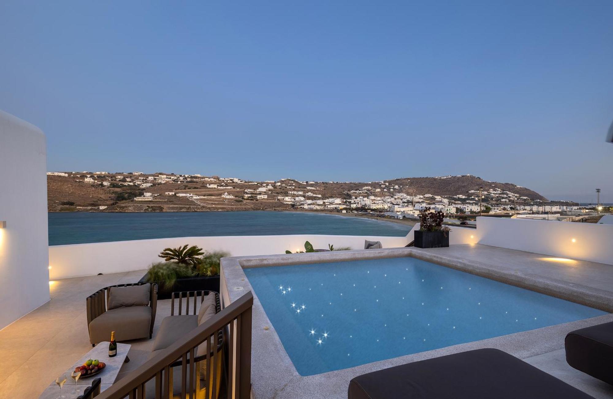 Aeonic Suites And Spa Mykonos Town Eksteriør bilde