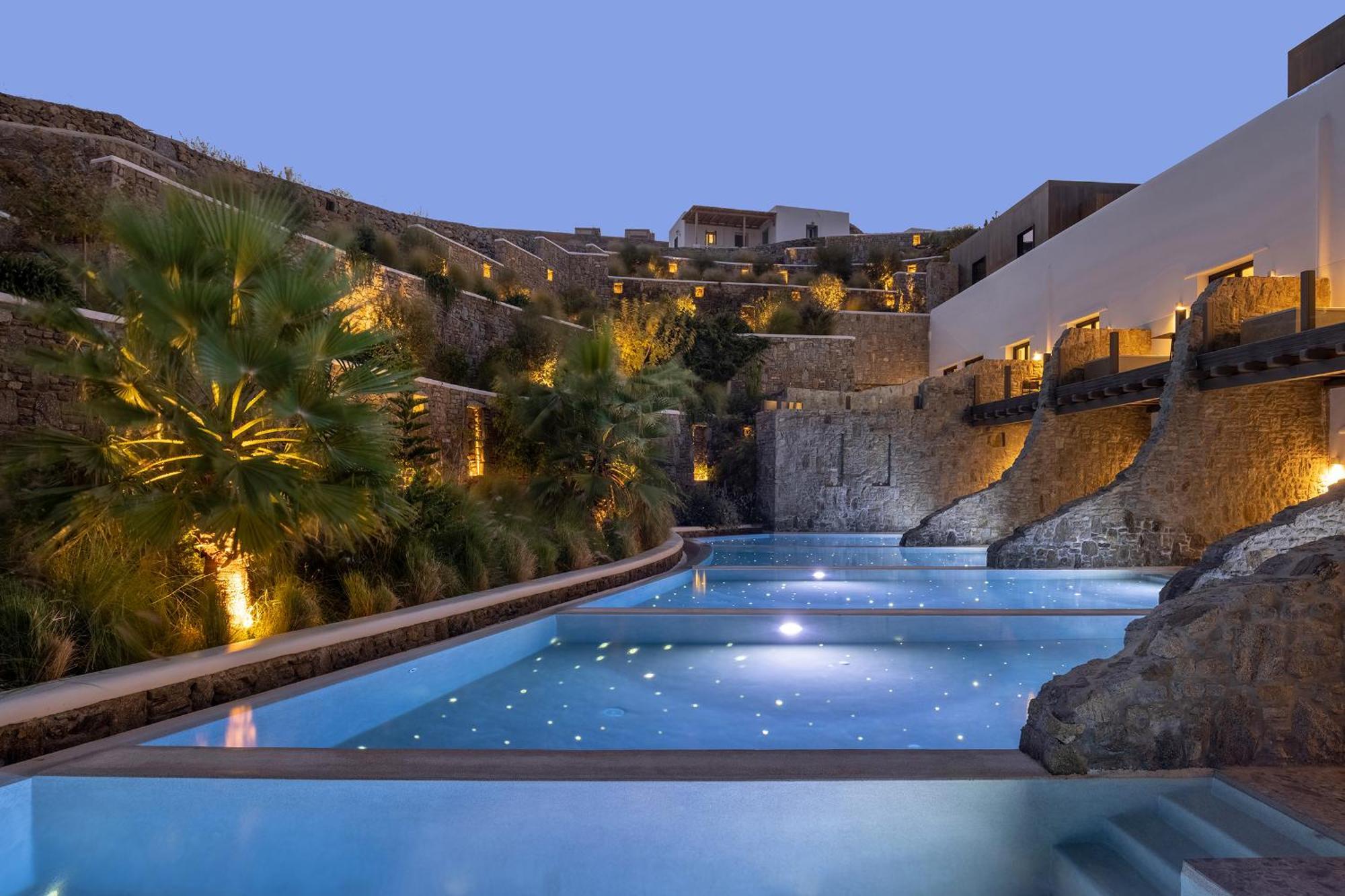 Aeonic Suites And Spa Mykonos Town Eksteriør bilde