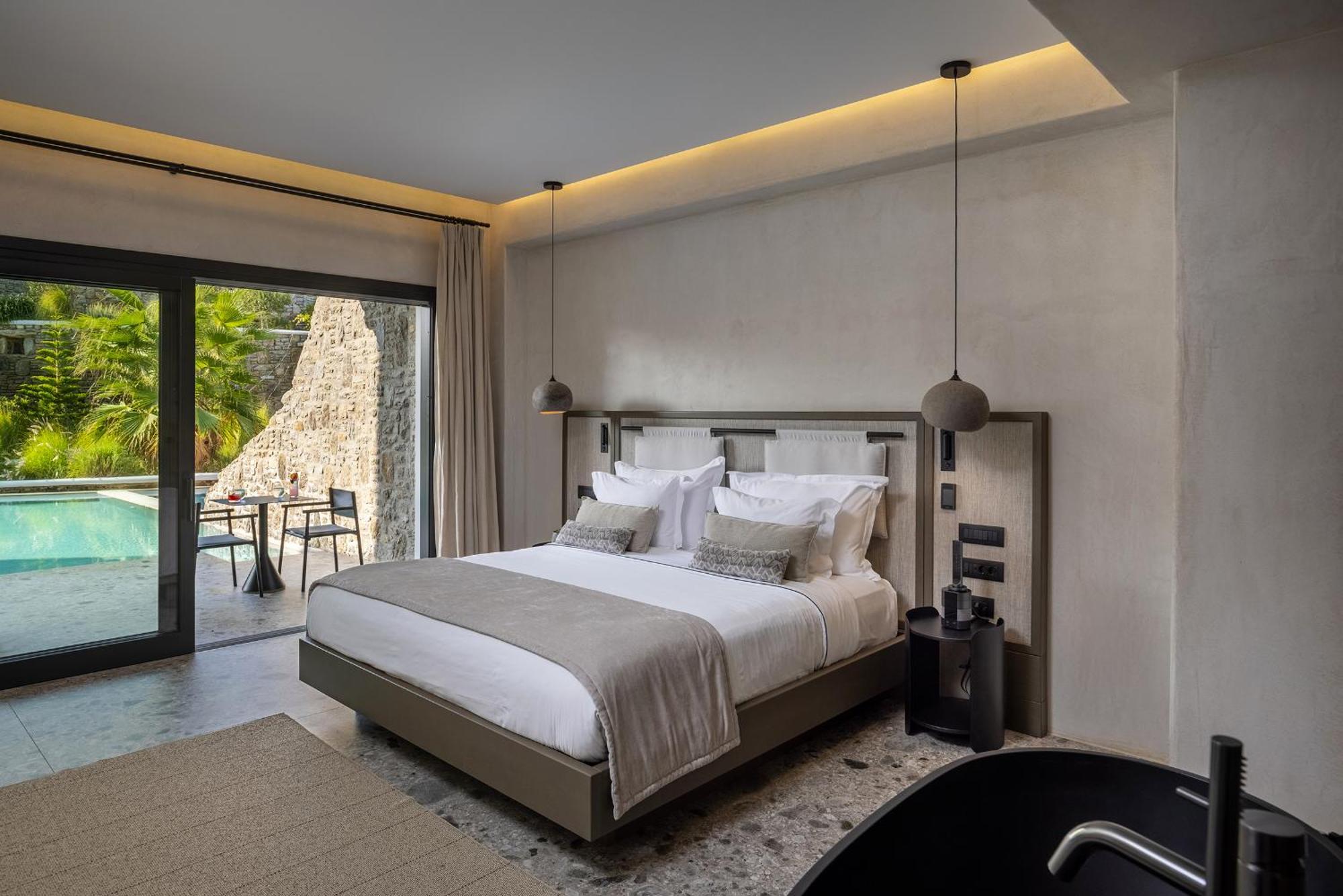Aeonic Suites And Spa Mykonos Town Eksteriør bilde
