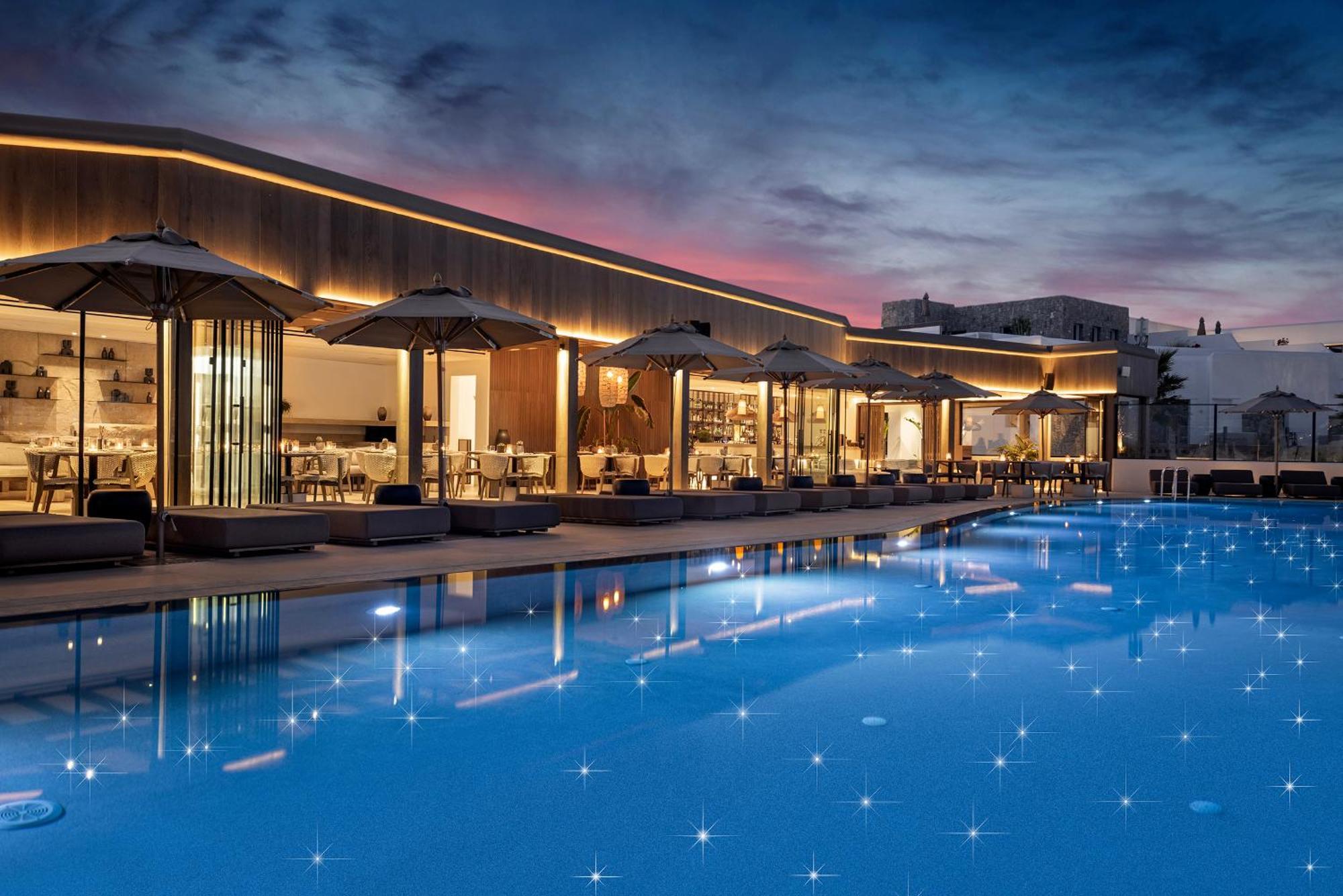 Aeonic Suites And Spa Mykonos Town Eksteriør bilde