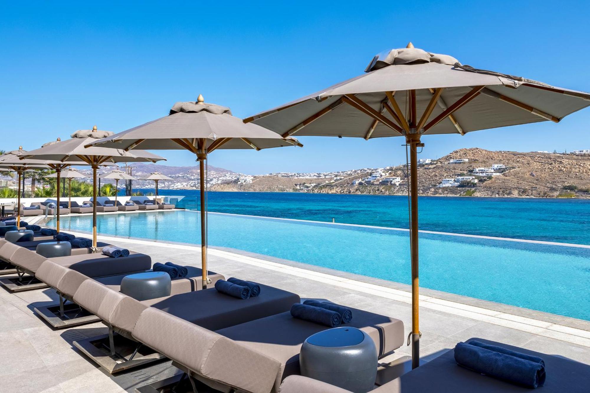 Aeonic Suites And Spa Mykonos Town Eksteriør bilde