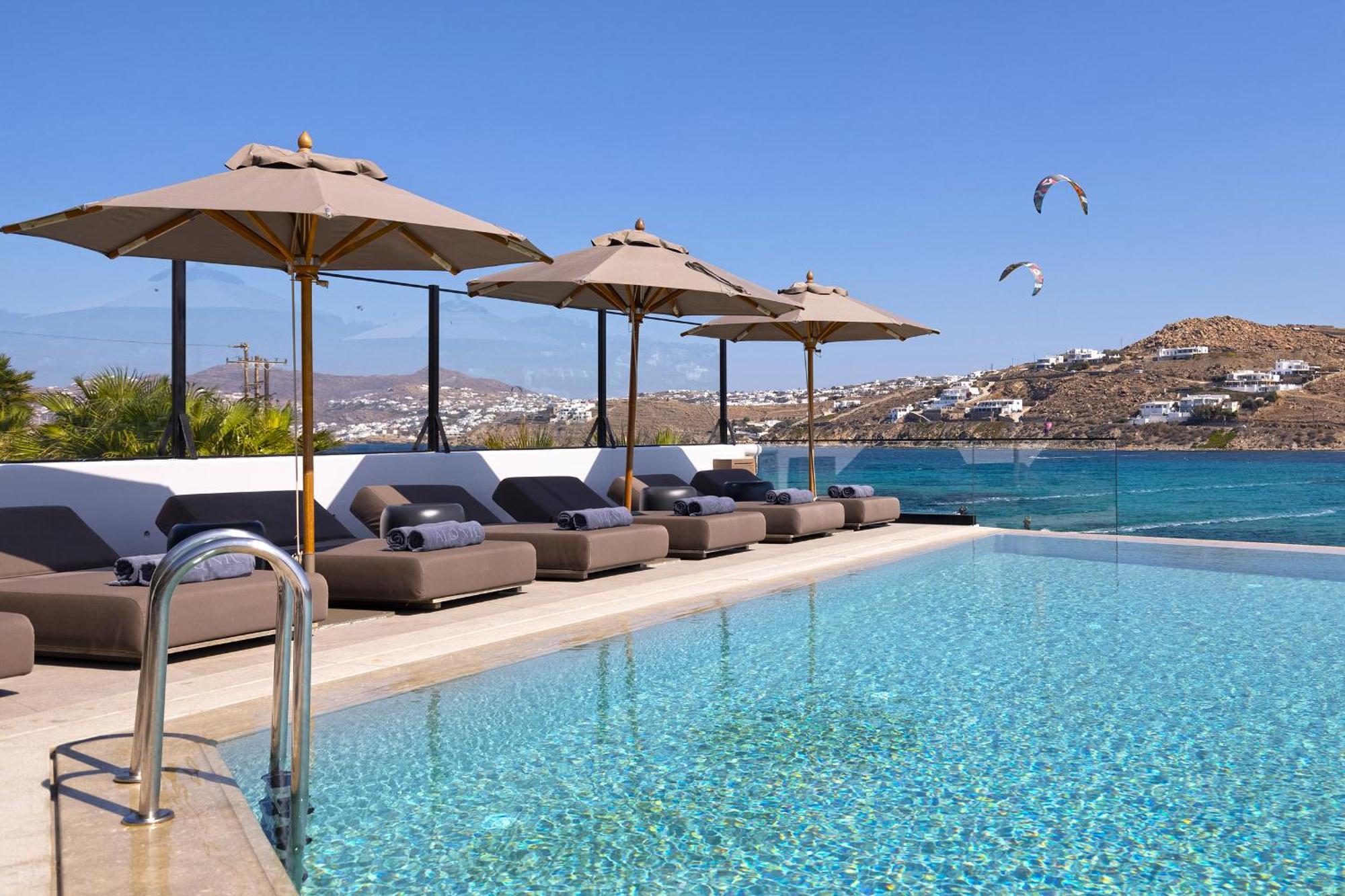 Aeonic Suites And Spa Mykonos Town Eksteriør bilde