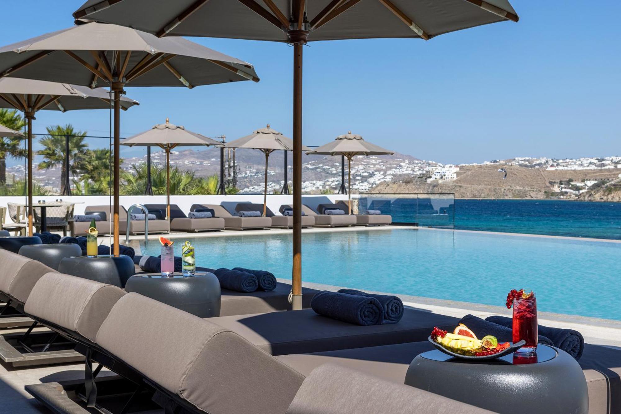 Aeonic Suites And Spa Mykonos Town Eksteriør bilde