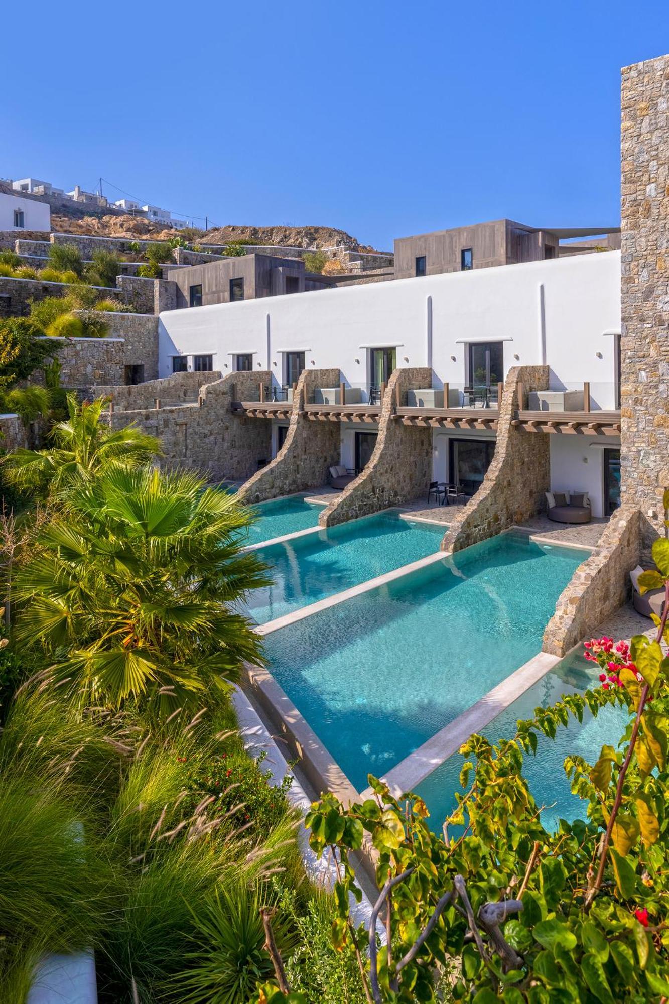 Aeonic Suites And Spa Mykonos Town Eksteriør bilde